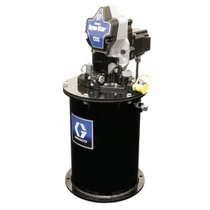 Compact Dyna-Star® 24 VDC Series progressive Grease Pump and 12 L Reservoir, Follower Plate, Level Reporting - Graco CD1012