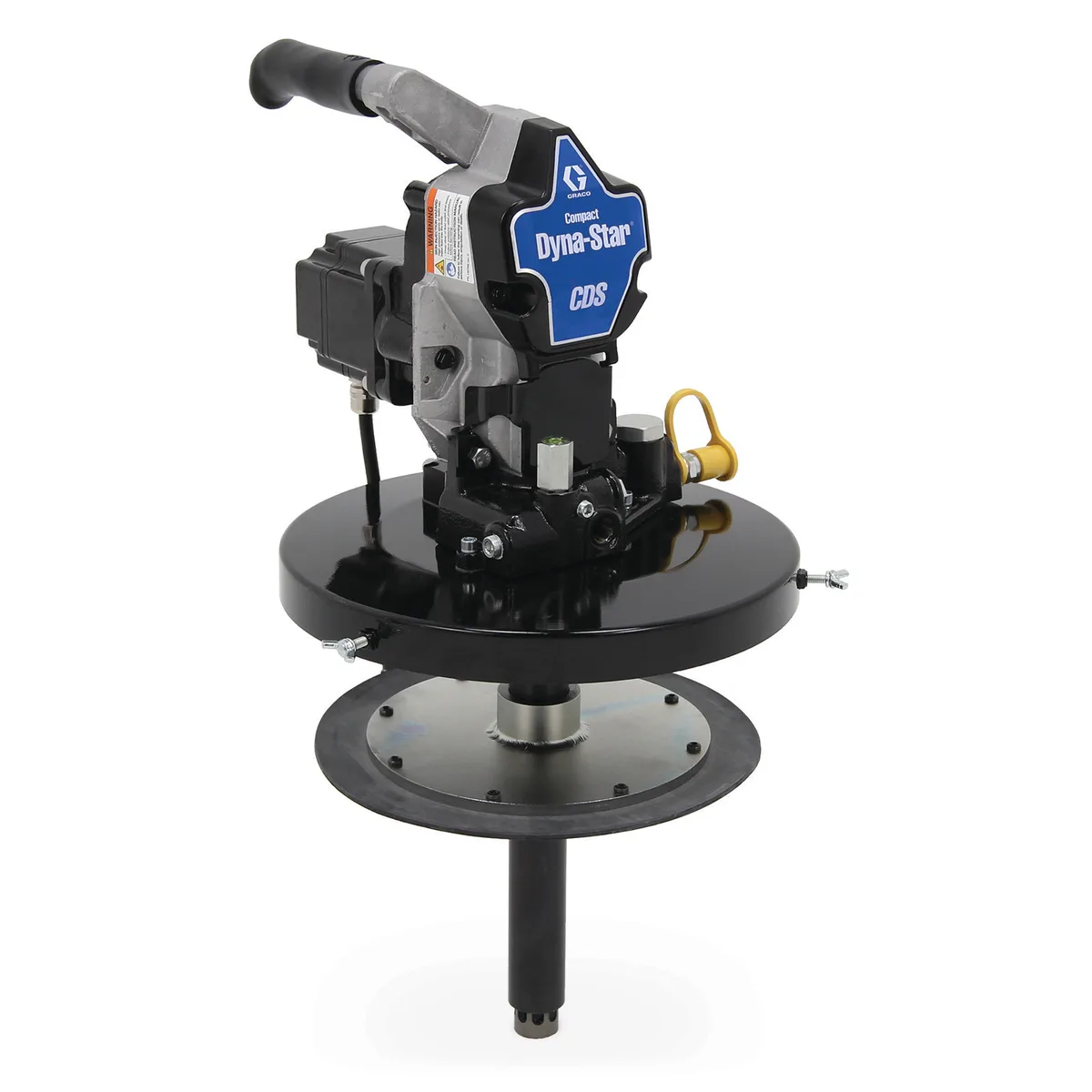 Compact Dyna-Star® 24 VDC Series progressive 35 lb Oil or Grease Bucket Kit, Pump, Lifting Handle, Level Reporting - Graco CD1032