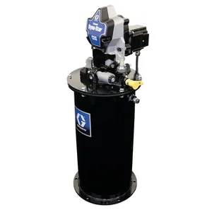 Compact Dyna-Star® 24 VDC Vent-Valve Grease Pump, 20 L Reservoir, Follower Plate, Pressure and Level Reporting, Auto-Fill Shut Off - Graco CD2324