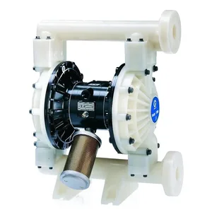 Husky 1590 PVDF 1-1/2 in. (38.1 mm) NPT Standard Pump, AL Center Section, PVDF Seats, PTFE Balls & PTFE Diaphragm - Graco DB5A11