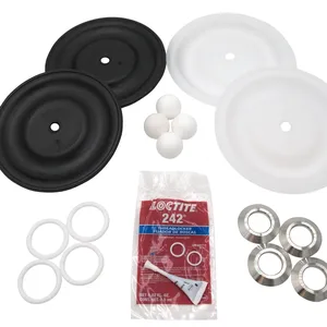 SaniForce 1040 FG Complete Fluid Repair Kit with SS Seat, PT Ball, PT Diaphragm and PT Seal - Graco FK1111