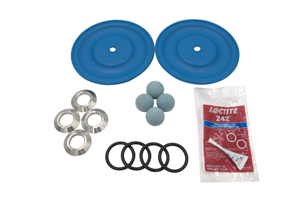SaniForce 1040 FG Complete Fluid Repair Kit with SS Seat, SP Ball, SP Diaphragm, EP Seal - Graco FK1222