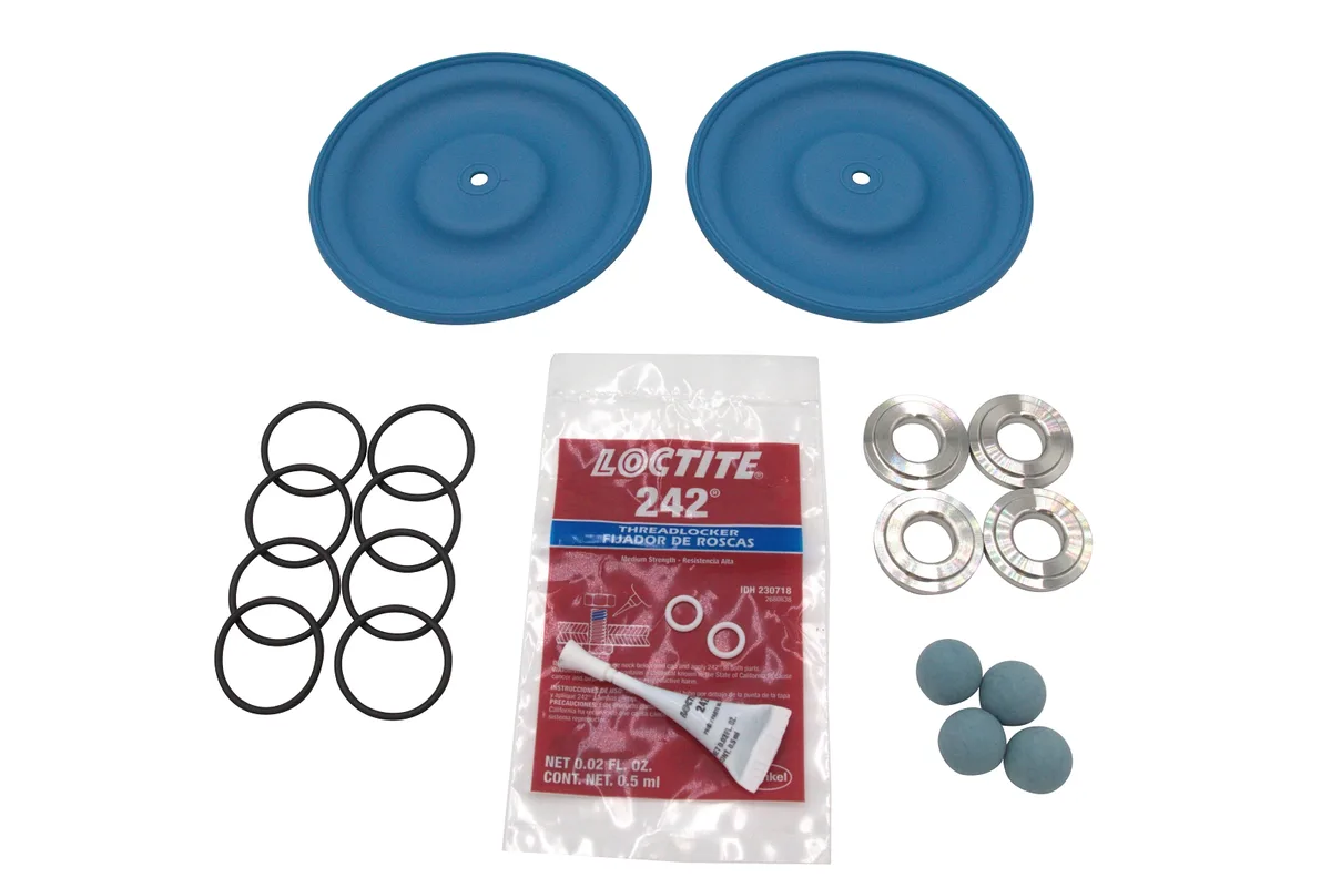 SaniForce 515 FG Complete Fluid Repair Kit with SS Seat, SP Ball, SP Diaphragm, EP Seal - Graco FK5622