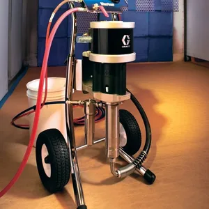 30:1 Merkur Pump, 1.2 gpm (4.5 lpm) fluid flow, Cart Mount, Pump/Gun Air Controls, Suction Hose - Graco G30C63