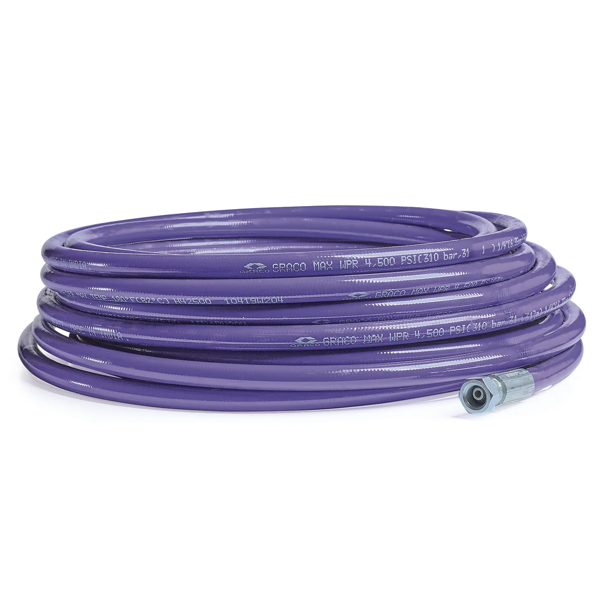 Xtreme-Duty 4500 psi High Pressure Hose- 1/4 in hose diameter, 50 ft length - Graco H42550