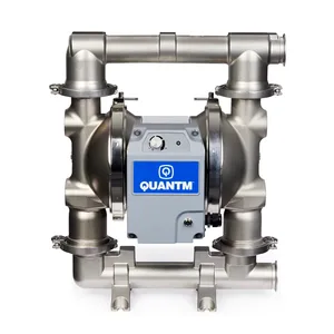 QUANTM h120, 2" FG SST Electric Diaphragm Pump, 200-240 V, FEP AL Center, SS Seat, PT Ball, PO Diaphragm - Graco HE120-0173