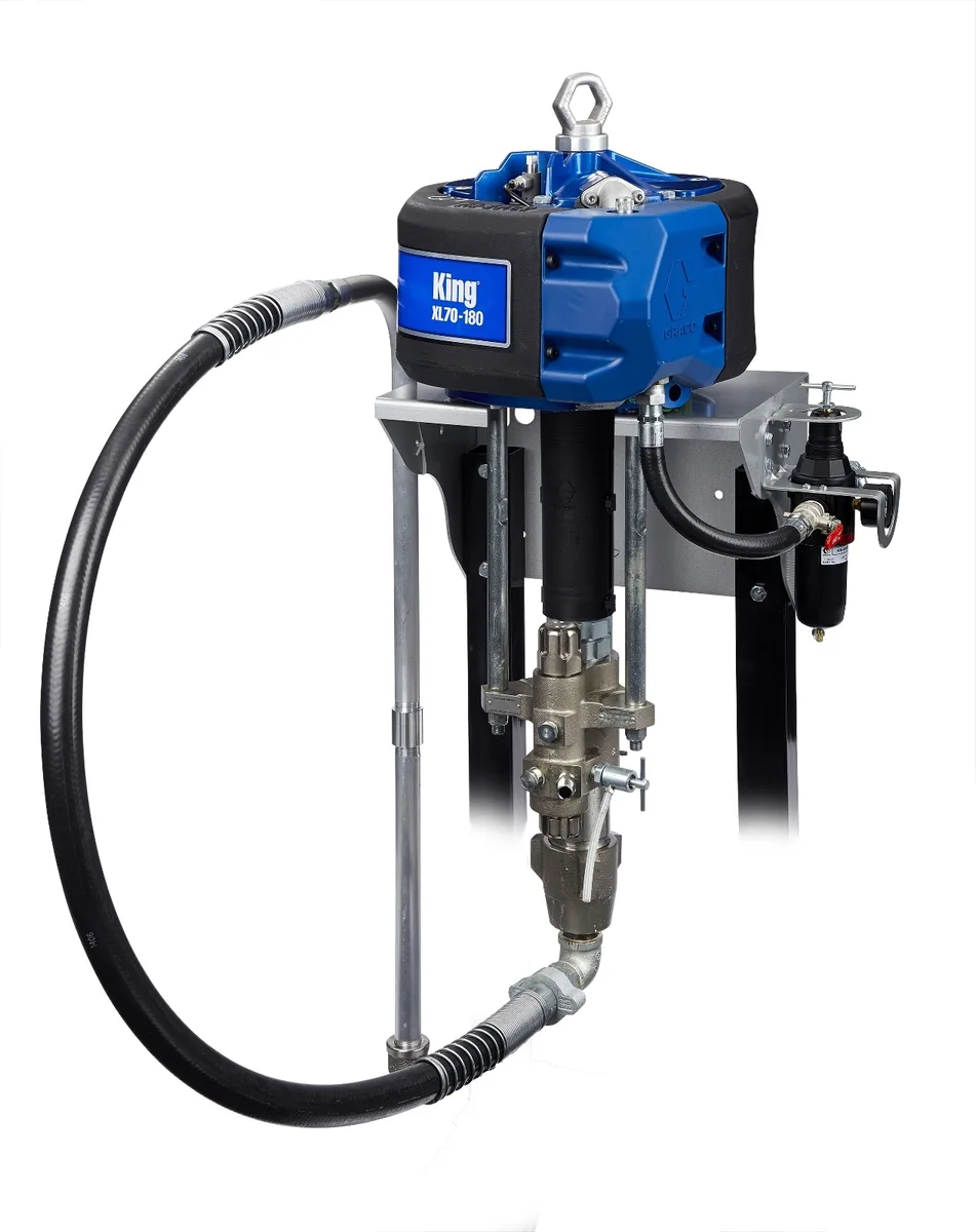 King 45:1 Sprayer, Integrated Filter, Wall Mount, Air Controls, Siphon Kit - Graco K45FW0