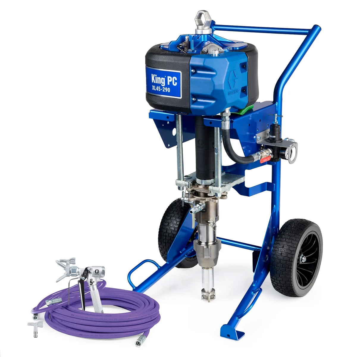King PC 45:1 Sprayer, Heavy Duty Cart, Complete - Graco K45PH1
