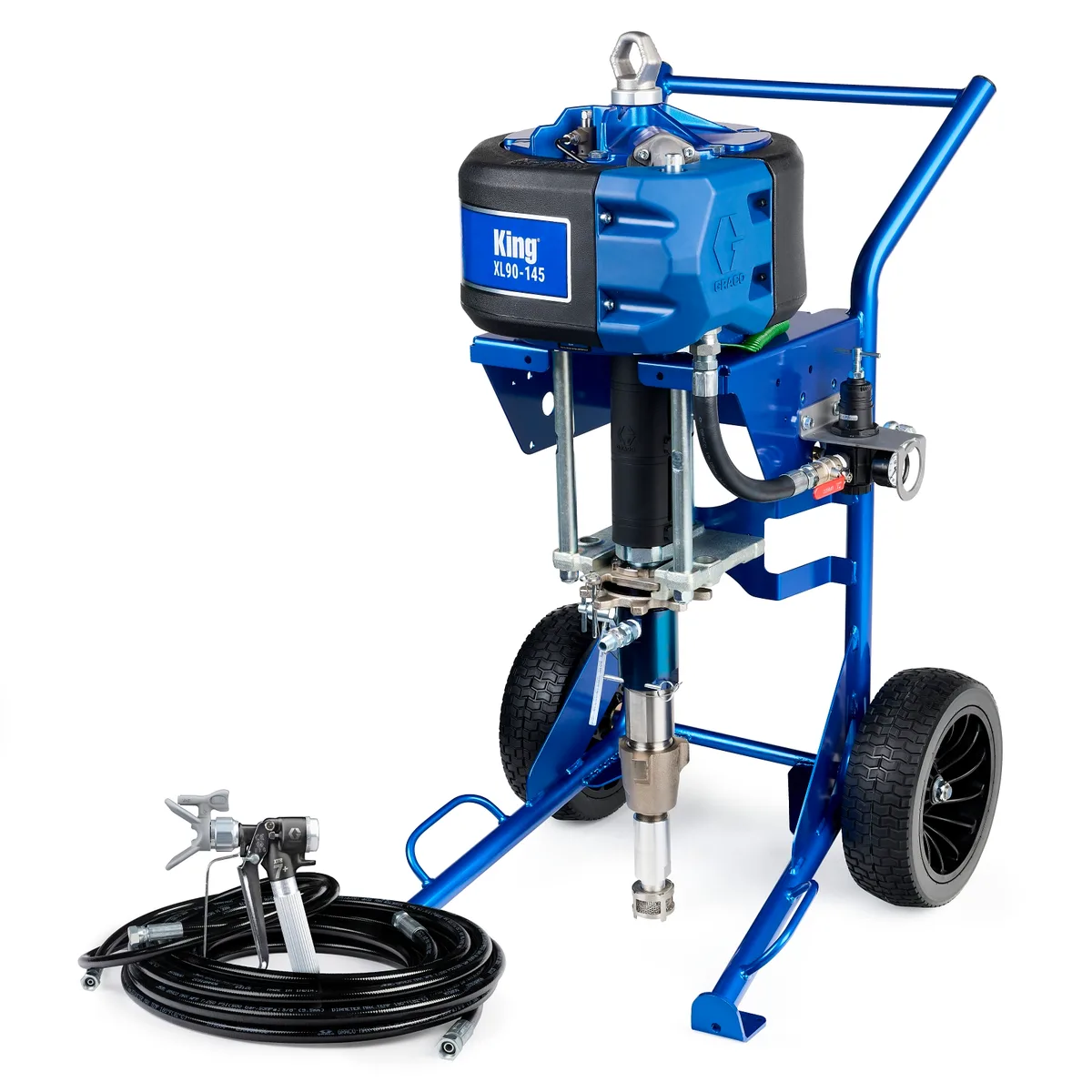 King PC 90:1 Sprayer, Heavy Duty Cart, Complete - Graco K90PH1