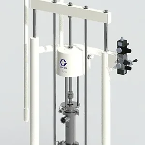 SaniForce Ram Unit, Carbon Steel Frame, 12:1 PP, Inflatable Seal, Exposed Controls - Graco SDU.B05AAA6AA0C21