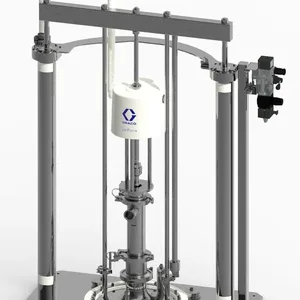 SaniForce Ram Unit, Carbon Steel Frame, 12:1 PP, Static Wiper, Exposed Pneumatic Controls - Graco SDU.B05BBC7AA0C21