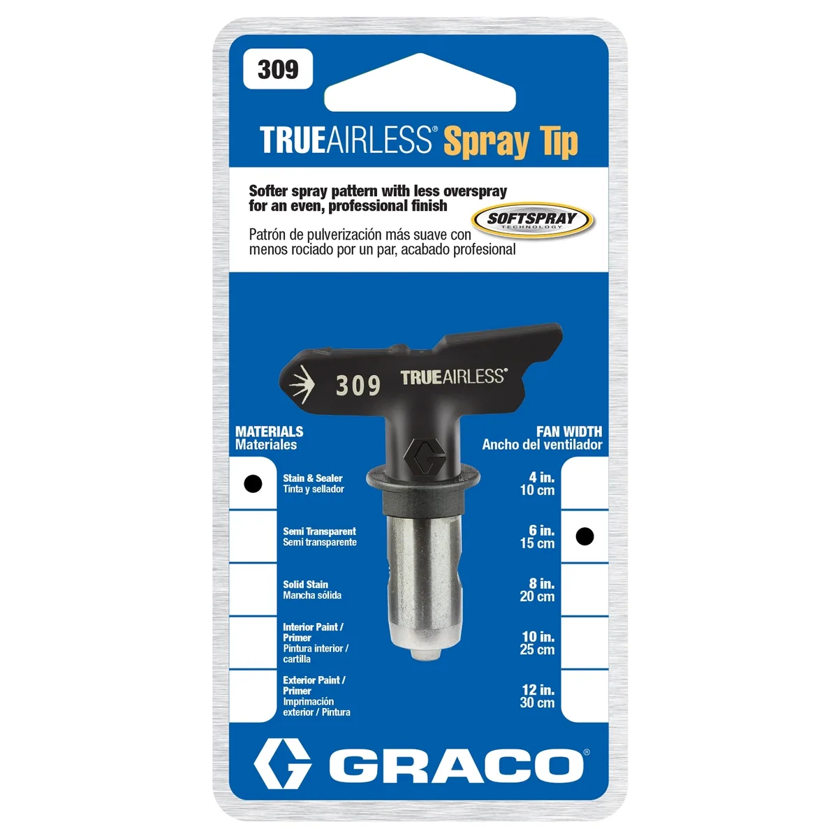 TrueAirless 309 Spray Tip - Graco TRU309