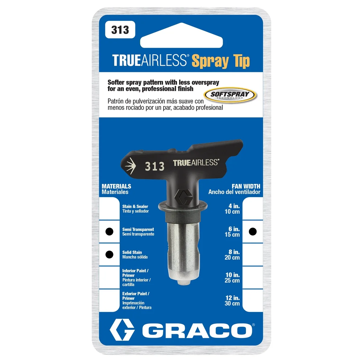TrueAirless 313 Spray Tip - Graco TRU313