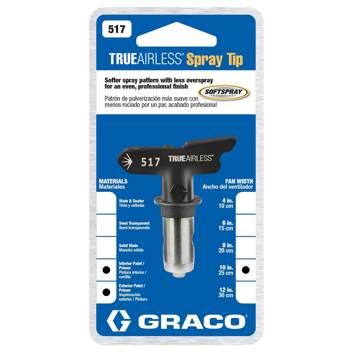 TrueAirless 517 Spray Tip - Graco TRU517