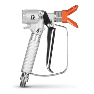 XTR5+ Airless Spray Gun, Round Handle, 4-Finger Trigger, Flat Tip – Graco XTR521 XTR5+ Airless Spray Gun, Round Handle, 4-Finger Trigger, Flat Tip - Graco XTR521