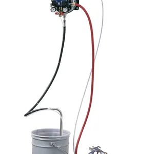 Triton Alum Spray Package, Wall, 60 psi Regulator, Air & Fluid Hoses, Stellair Compliant Gun .055 in (1.4 mm) Nozzle for Metal Applications - Graco 234917