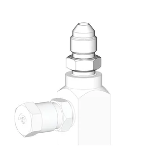 GL-32, GL-33, GL-42, and GL-43 Outlet Fitting - JIC-4 male outlet, carbon steel - Graco 17B168