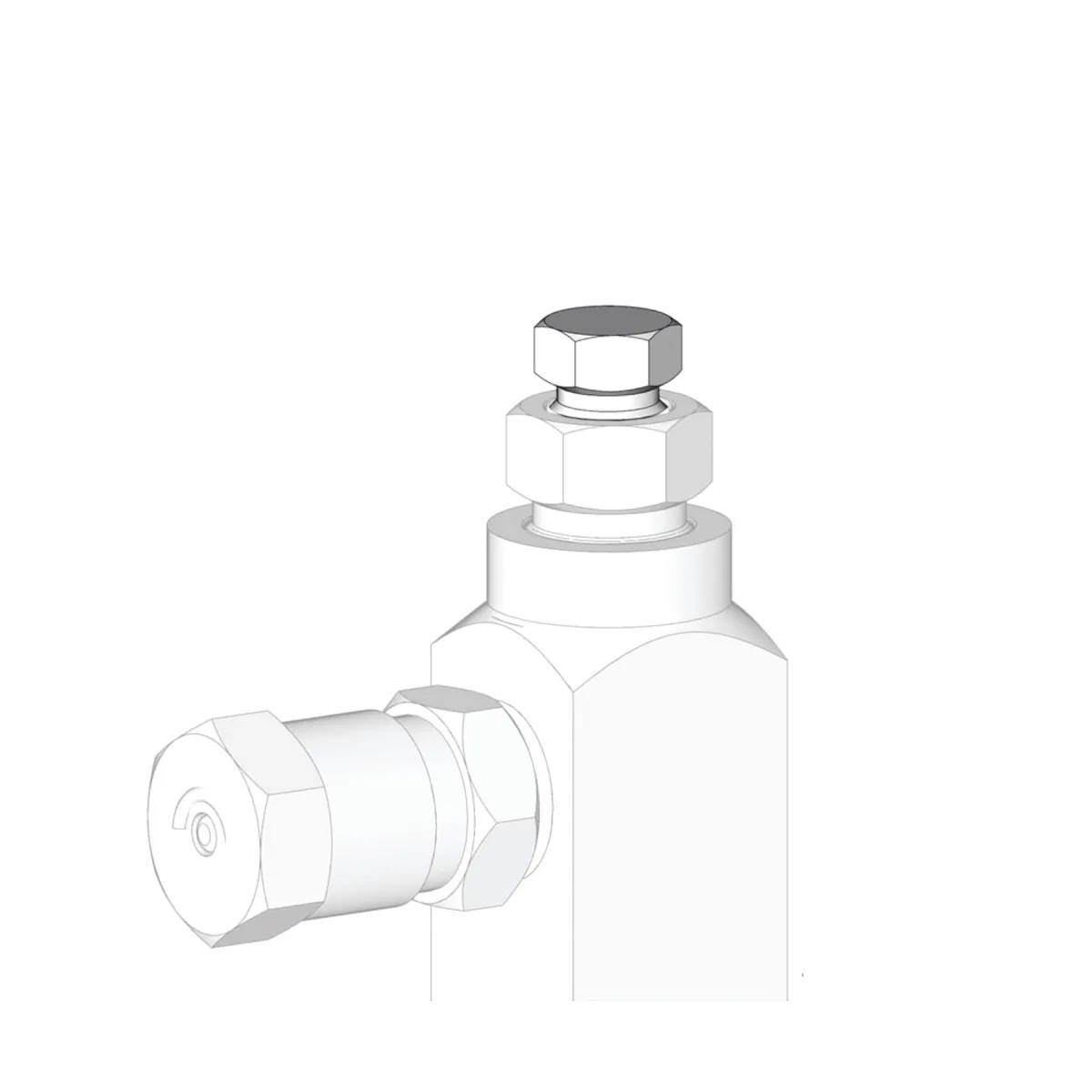 GL-32, GL-33, GL-42, and GL-43 Outlet Fittings - Outlet Closure Plug, Stainless Steel - Graco 17B783