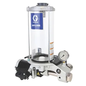 LubePro A4000 Reciprocating Oil Pump, 5.5 Liter Reservoir, Low Level, Pneumatic Vent Valve - NPT - Graco 17P753