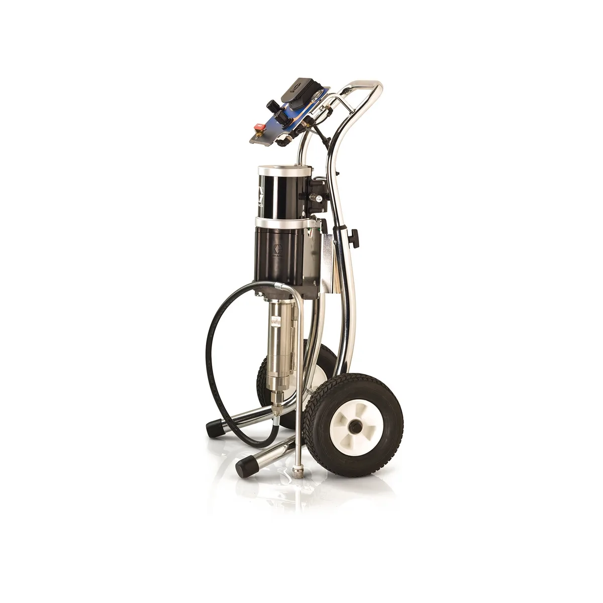 24:1 Merkur Airless Package, 2.4 gpm (9 lpm) fluid flow, Cart Mount, XTR5+ Gun, Pump Air Controls, Gun Fluid Hose, Fluid Filter - Graco G24C03