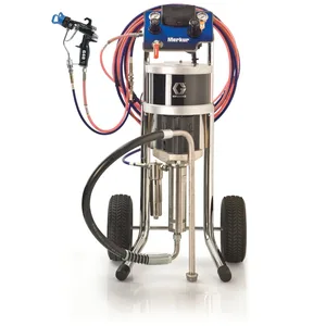 45:1 Merkur AA Package, 0.8 gpm (3 lpm) fluid flow, Cart Mount, PerformAA 50 RAC Gun, Pump Air Controls, Gun Air/Fluid Hose, Fluid Filter - Graco G45C17