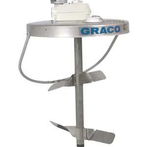 Heavy Duty Back-Geared Drum Agitator, air driven, 1/2 HP, 32 inches (81.25 cm) tall. Drum Cover (238283) and Siphon Kit (238250) not included - Graco 238157