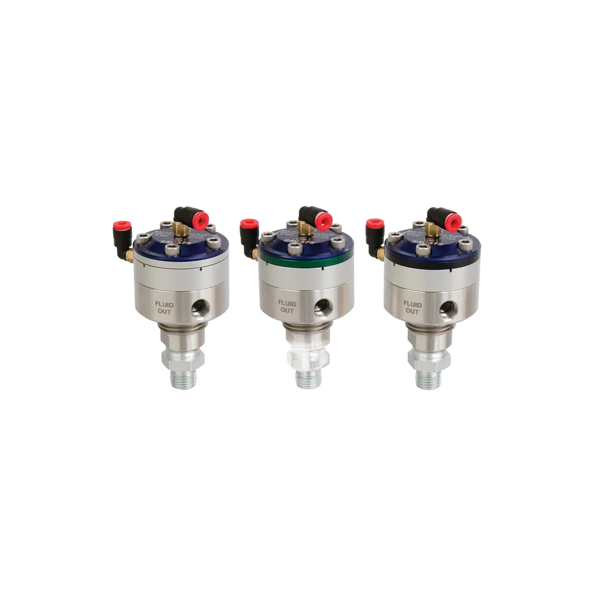 3:1 Precision Flow Fluid Pressure Regulator, 30 psi (2.0 bar) max pressure, black ratio spacer - Graco 24E472