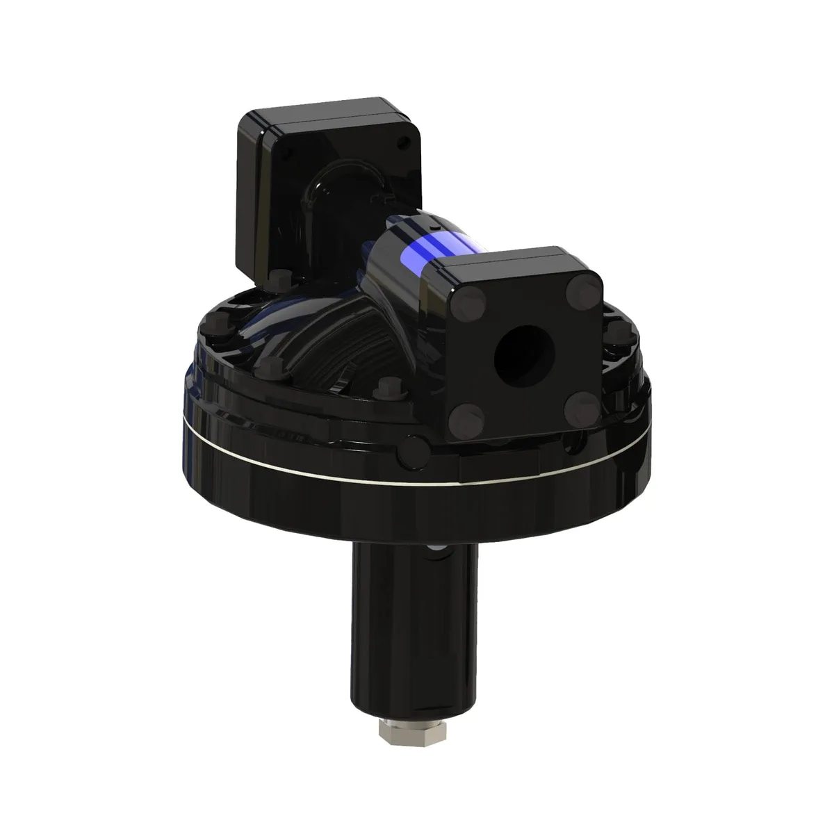 1 in. (25.4 mm) i-Series Aluminum Pulsation Dampener with SS Seats and BN Diaphragm - Graco 2000440