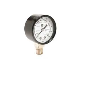 Low Pressure Air Gauge, bottom mount, 0-200 psi (0-14 bar) pressure range - Graco 100960