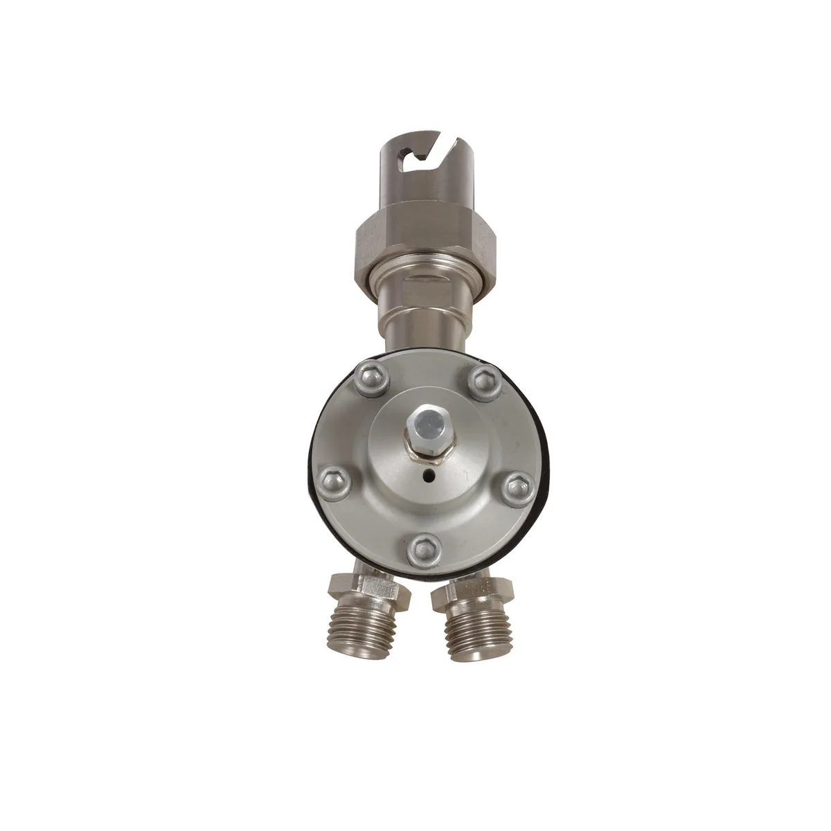 Gun Mounted Fluid Regulator, 3/8 twistlock inlet/outlet, 200 max inbound fluid psi (14 bar), SST wetted parts - Graco 223623
