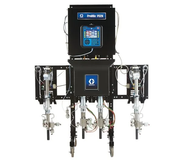ProMix PD2K Automatic Proportioner, Dual Panel, Low Pressure, 70 cc Resin Pump, 35 cc Catalyst Pump - Graco AC1002