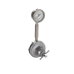 Low Pressure Fluid Regulator, 250 Max psi, 5-100 psi Range, 3.0 GPM, SST, Spring Type, 3/8 (f) x 3/8 (m), 1/4 (f) Port - Graco 209030