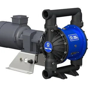 Husky 2150e 2 in. (51 mm) AL Electric Diaphragm Pump; 3.0 Hp ATEX Motor, No CMPSR, End Port BSP, AL Center, SS Seat, PT Ball, PT Diaphragm - Graco 655193