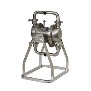 SaniForce 2150, 2" 3A SST Pneumatic Diaphragm Pump, SS Center, SS Seats, PT Balls, EO Diaphragms - Graco SP2B.0078