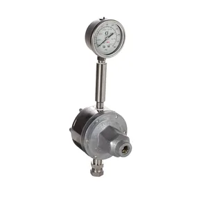 High Pressure Fluid Regulator, 3000 Max psi, 200-1000 psi Range, 3.5 GP (m), SST, Spring Type, 3/8 (f) x 1/4 (f), 1/4 (f) Port - Graco 217576