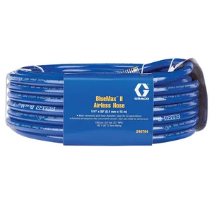 BlueMax II Airless Hose, 1/4 in x 15 ft – Graco 223756 BlueMax II Airless Hose, 1/4 in x 15 ft - Graco 223756