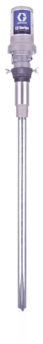 LD 3:1 Oil Pump with 55 Gallon (200 Liter) Down Tube and Bung Adapter - NPT - Graco 24G582