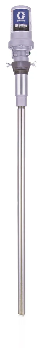 LD 3:1 Oil Pump with 275 Gallon (1040 Liter) Steel Down Tube and Bung Adapter - NPT - Graco 24G585