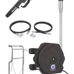 LD Series 5:1 200 Liter Mobile Oil Pump Package - Manual Meter Type - Graco 24H916