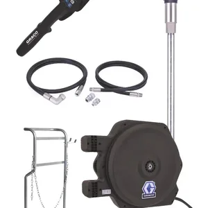 LD Series 5:1 200 Liter Mobile Oil Pump Package - Preset Meter Type - Graco 24H918