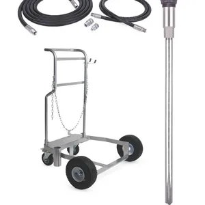 LD Series 5:1 200 Liter Mobile Oil Pump Package - Manual Meter Type - Graco 24H941