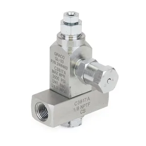GL-43 Carbon Steel Oil 1-Injector Manifold, 1/4 NPT - Graco 24E241