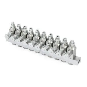GL-33 Grease Injector, Carbon Steel, 10 Injector Manifold, 1/8 NPT – Graco 24W407 GL-33 Grease Injector, Carbon Steel, 10 Injector Manifold, 1/8 NPT - Graco 24W407