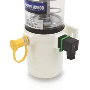 LubePro A2900 Vertical Grease Pumps, 1 lb. (0.45 kg) Reservoir, Normally Closed, Low Level - NPT - Graco 24Z053