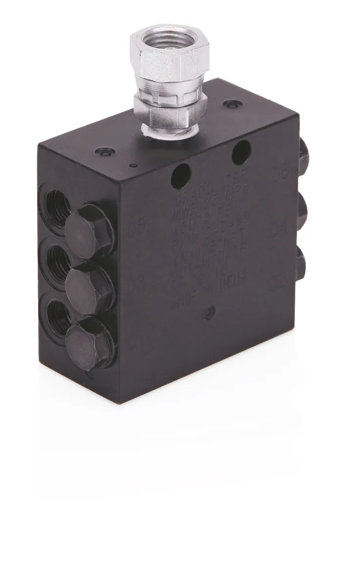 CSP Divider Valve, 1/8 inch BSPP, 22 Outlets - Graco 24Z485