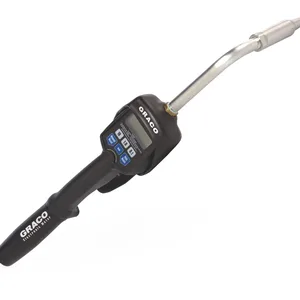 LDP5 Electronic Preset Meter - Rigid Extension - 1/2 in. (13 mm) Inlet - Trigger Guard and Swivel Cover Included - NPT - Graco 256216