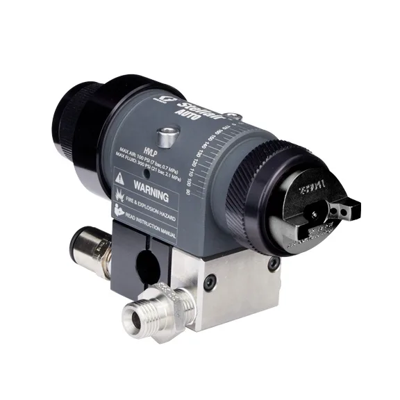 Stellair Automatic Air Spray Gun, Compliant, 0.059 in (1.5 mm) Ceramic Nozzle - Graco 2008544
