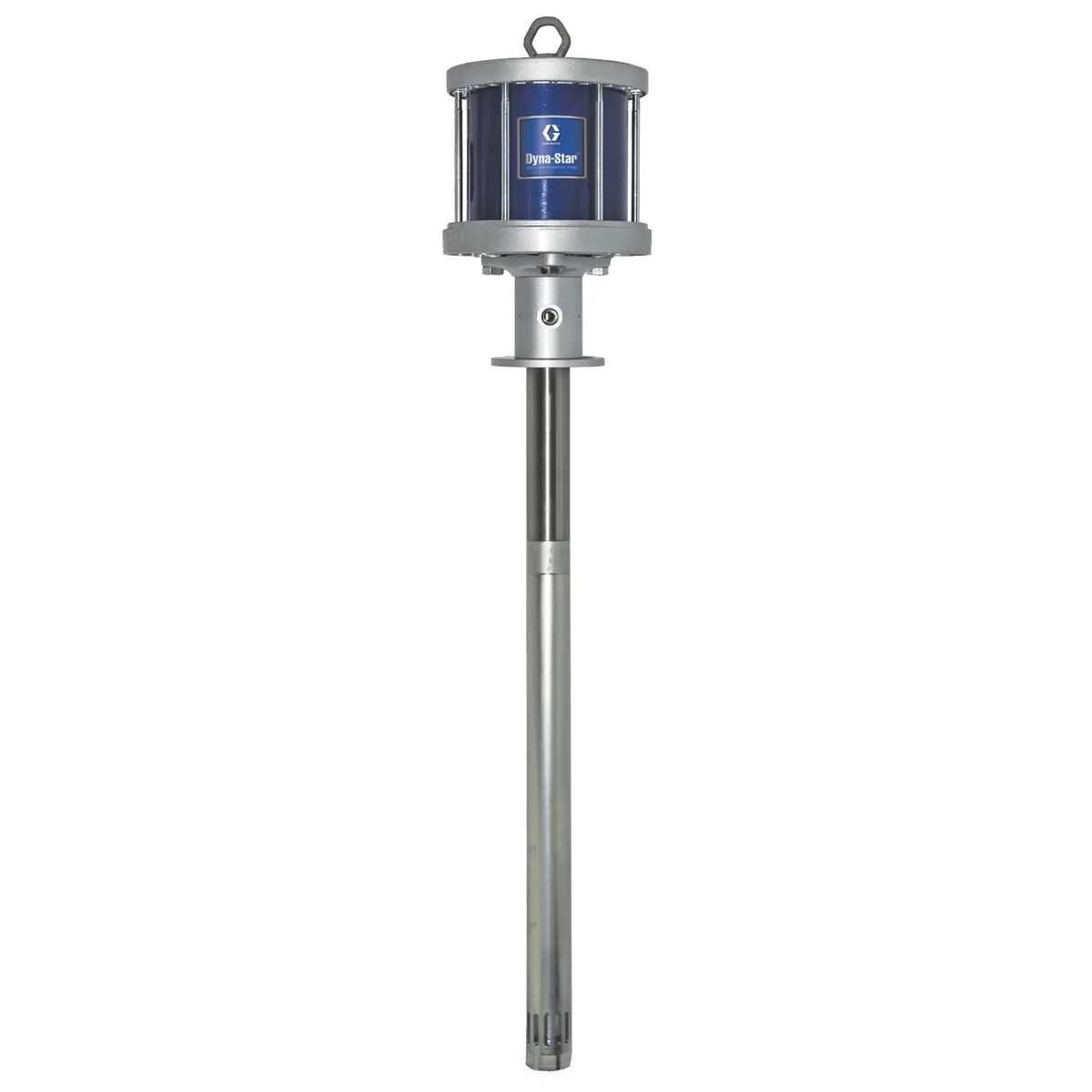 Dyna-Star® 200:1 Air-Powered Grease Pump with Cover for 400 lb (180 kg) Barrel - Graco 20A560