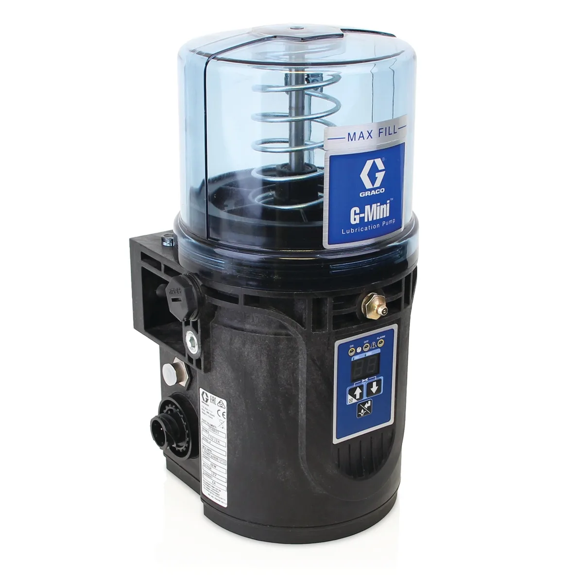 G-Mini® Grease Lubrication Pump with Controller, 12 VDC, 1 Liter - Graco 25R803