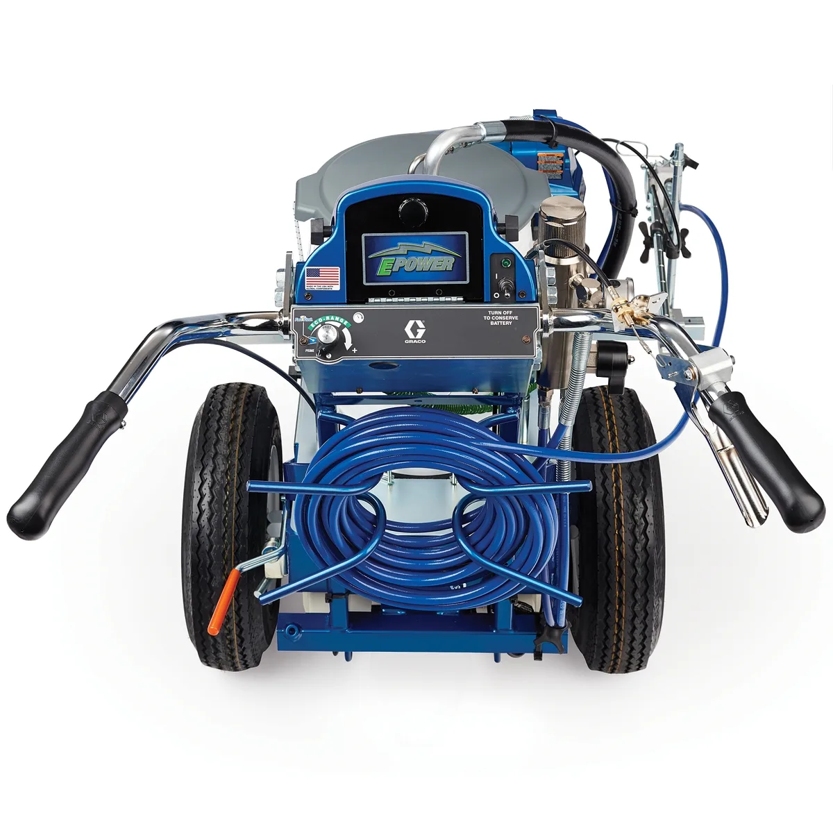 LineLazer ES 1000 Battery-Powered Airless Line Striper, 1 Manual Gun, 1 Lithium Battery - Graco 25U674